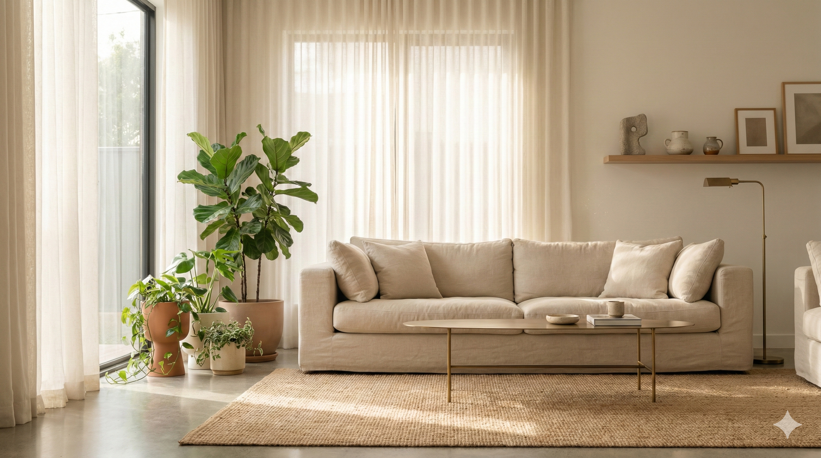 Sofá limpo e renovado